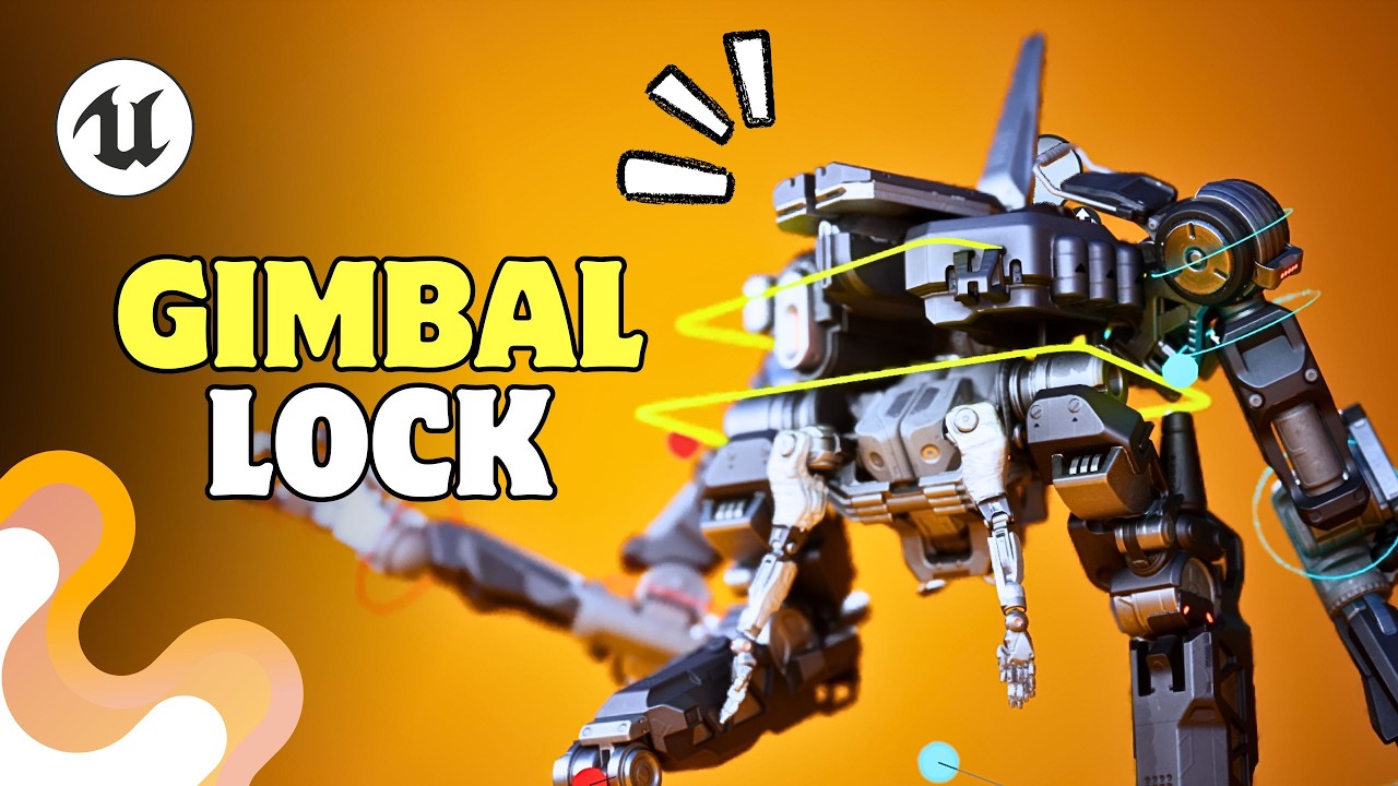Почему ваши ВРАЩЕНИЯ ломаются в Unreal Engine 5.7 (Gimbal Lock объяснён)