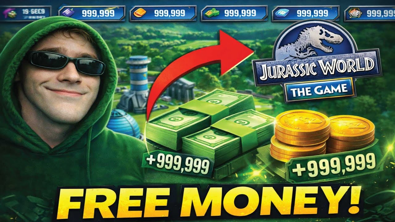Jurassic World The Game DNA Cash 2026 – How to Get Free Coins & Cash