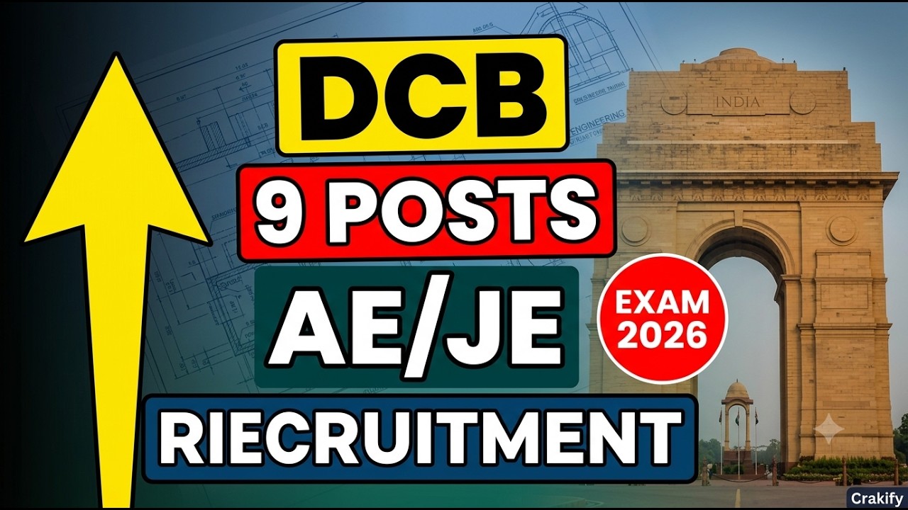 Delhi Cantonment Board Recruitment 2026: Apply for Assistant & Junior Engineer Posts | DCB Vacancy
