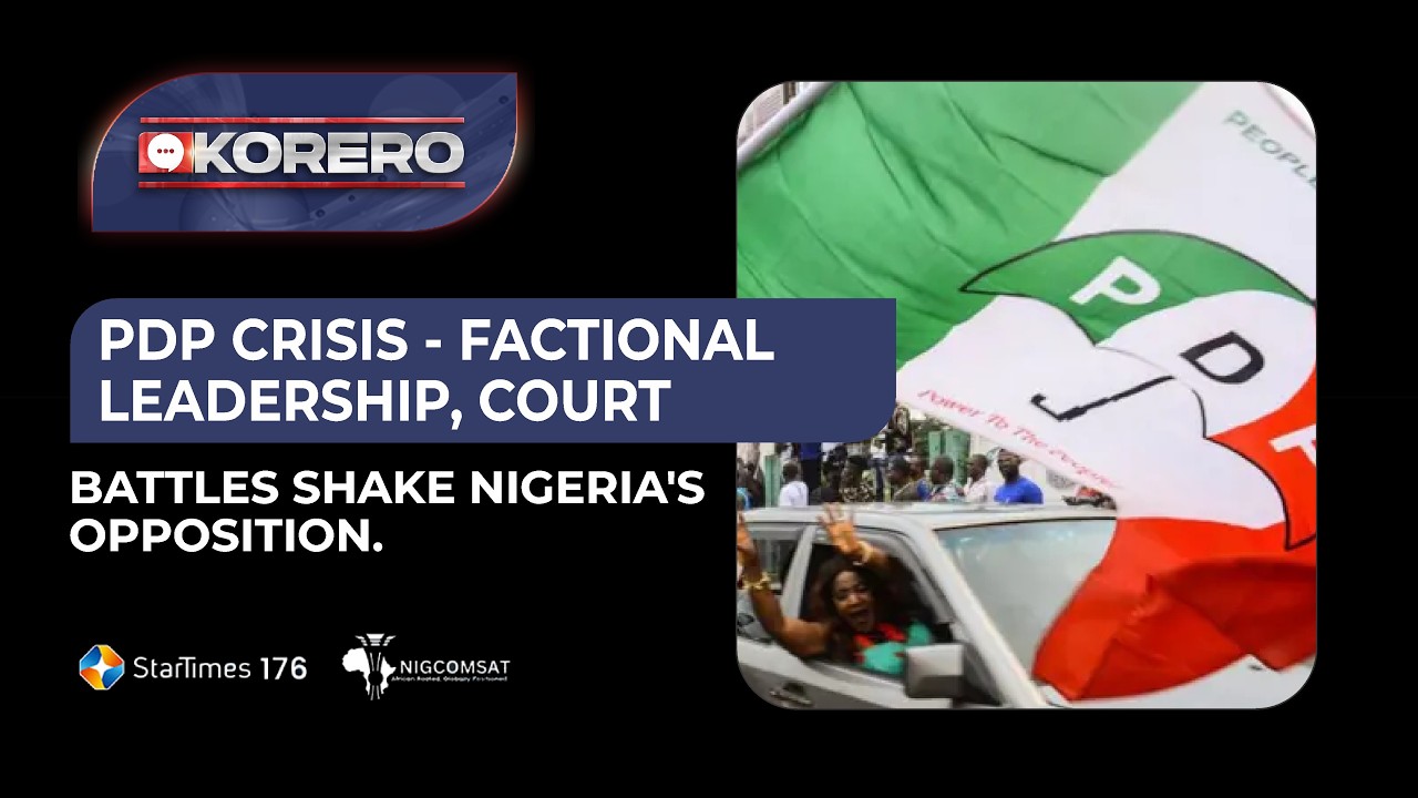 PDP CRISIS - FACTIONAL LEADERSHIP, COURT BATTLES SHAKE NIGERIA'S OPPOSITION.