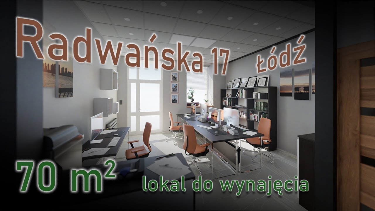 Radwańska 17 Promo Video - Lokal do wynajęcia w Łodzi