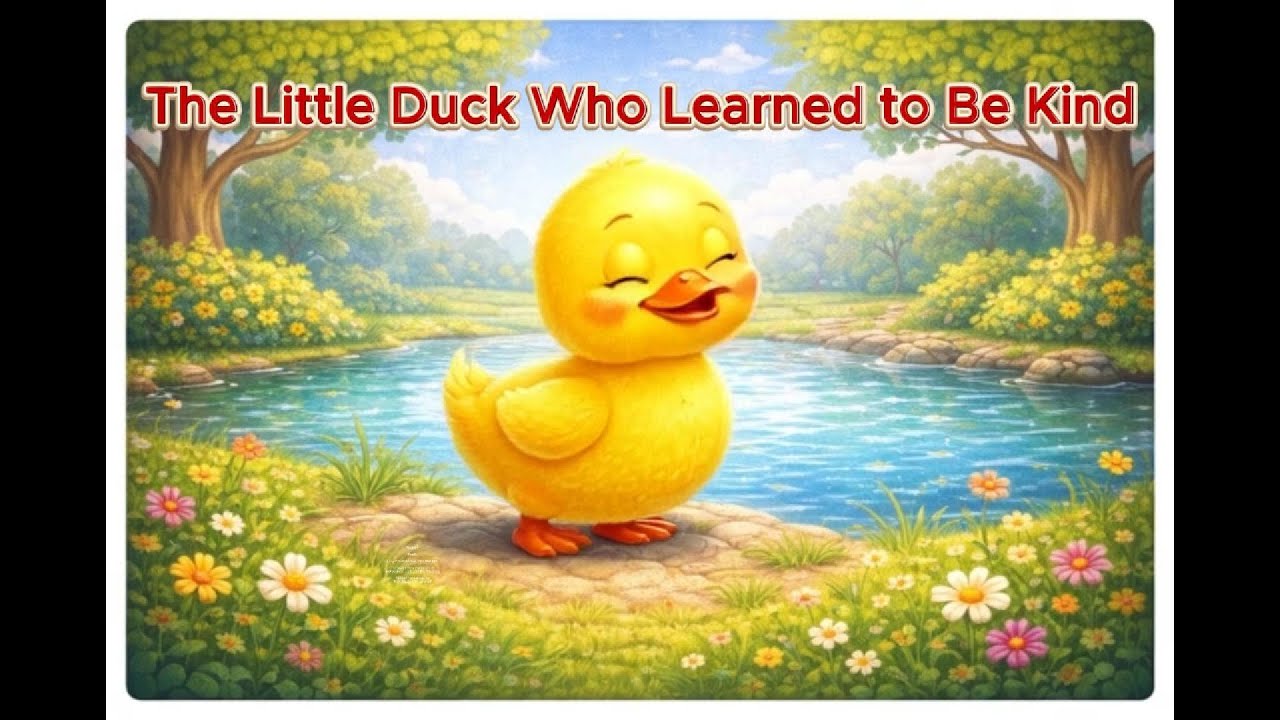The Little Duck Who Learned to Be Kind 🦆📖✨ | English Moral Story | Bedtime Stories