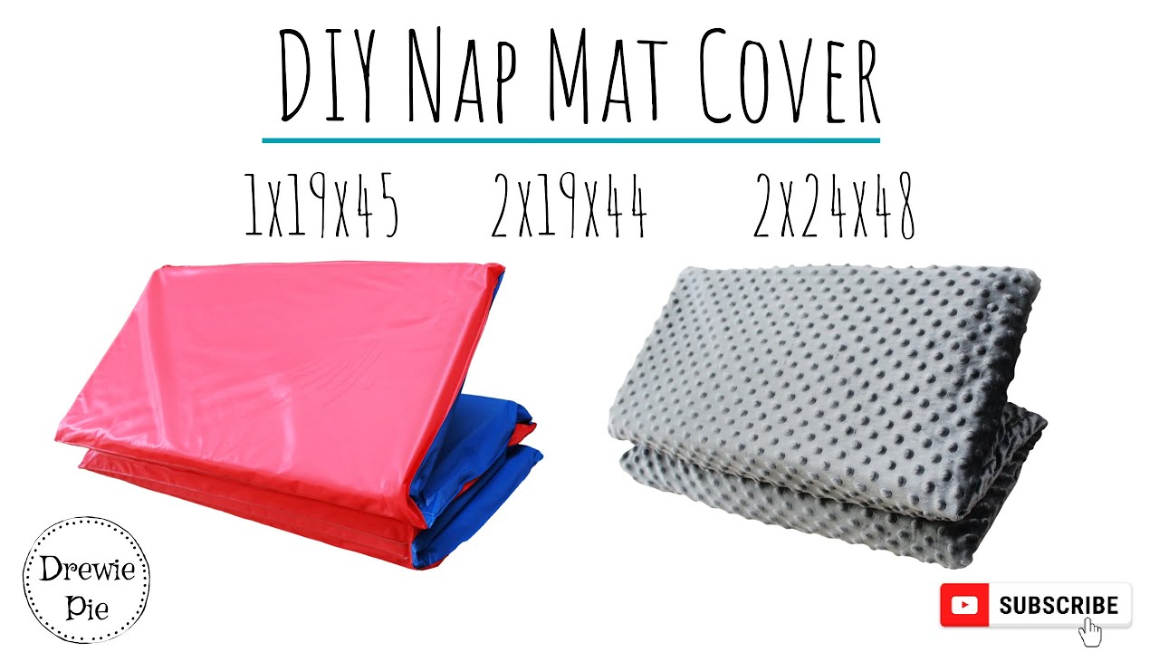 DIY Minky Nap Mat Cover Tutorial: for various sizes map mats
