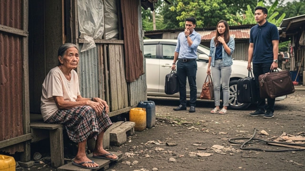 Nang Yumaman ang Tatlong Anak sa Ibang Bansa — Pagbalik Nila, Natagpuan ang Ina sa Barung-Barong
