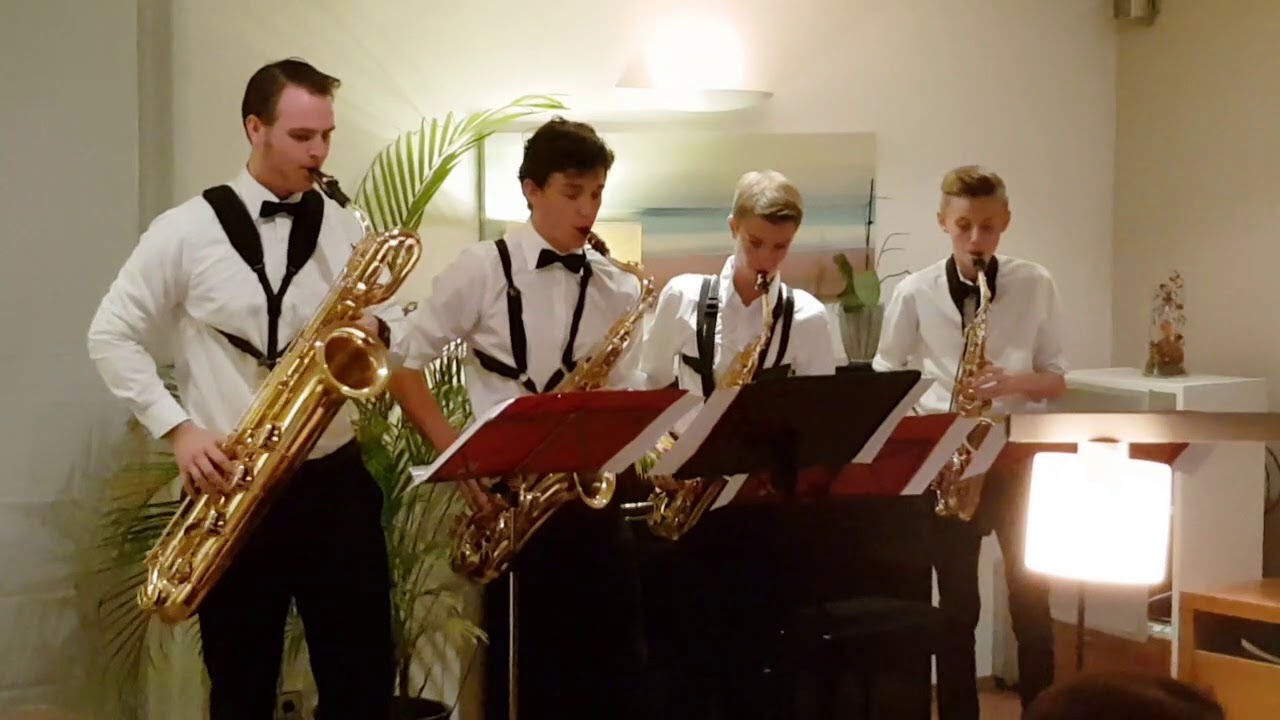 2018 10 17 Saxophonquartett  Sax & the city - s´wonderful
