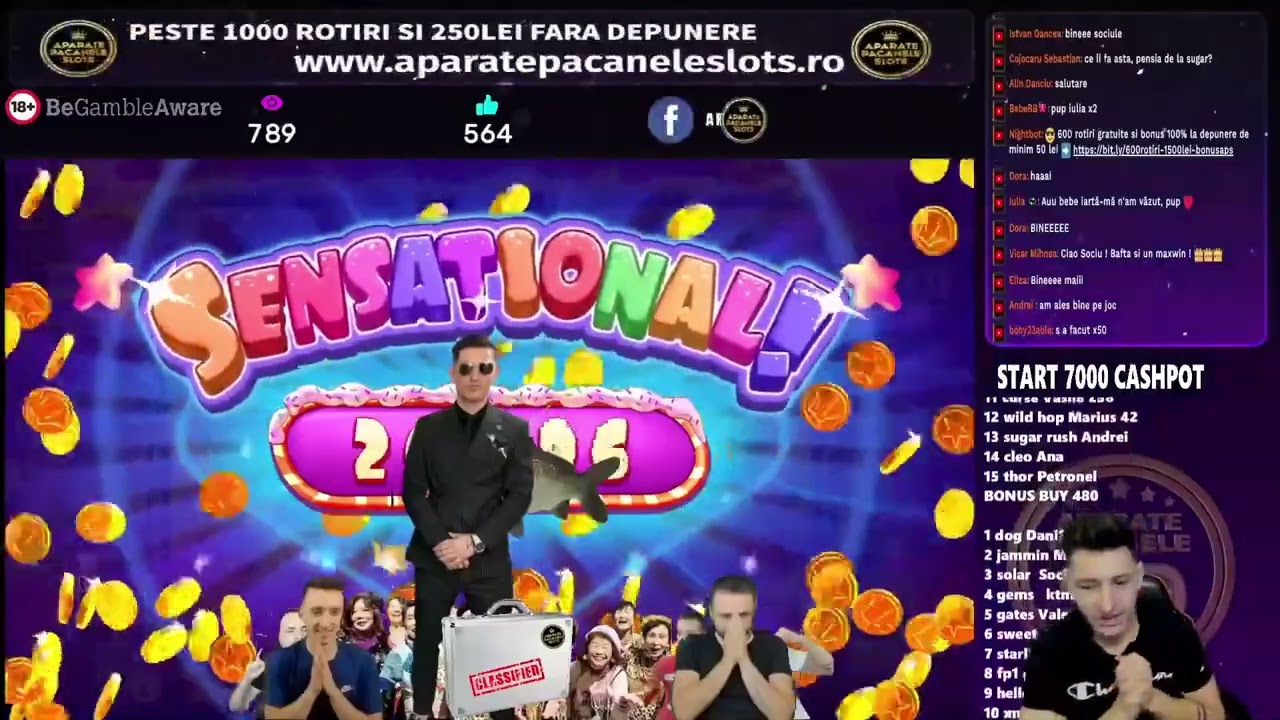 BIG WIN NEBUN LA SUGAR RUSH! #aparate #pacanele #slots #live #bigwin