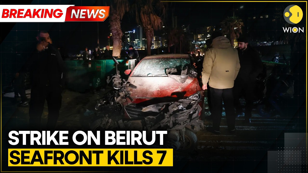 Breaking: Strike on Beirut Seafront Kills 7 | Emergency Response Underway in Lebanon | WION