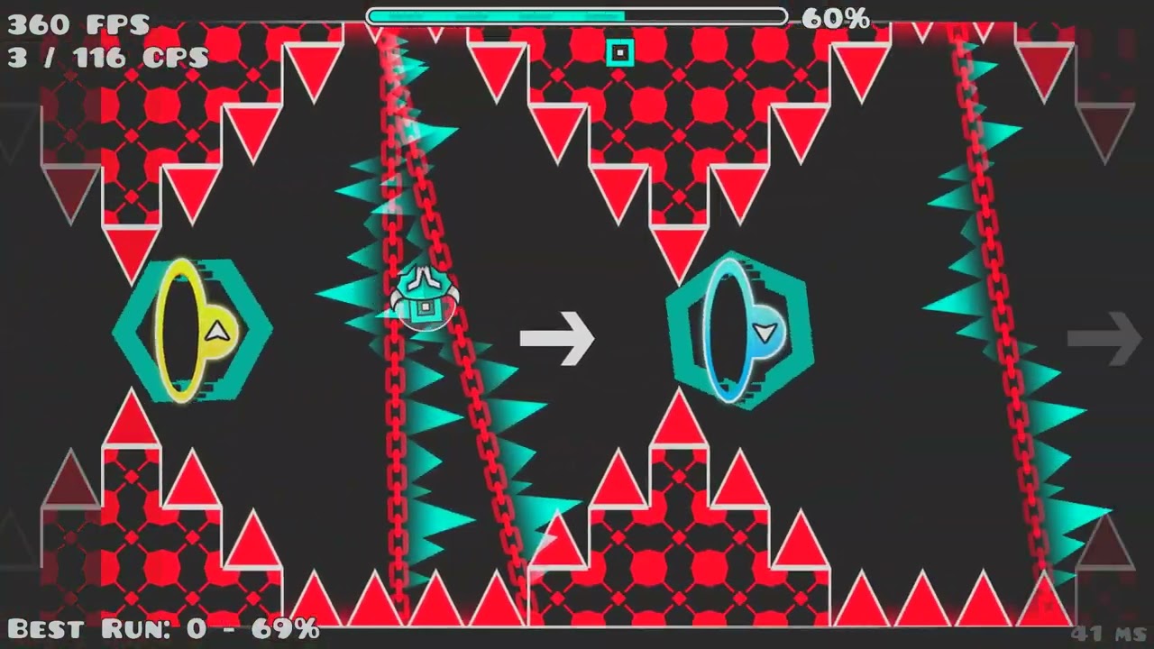 Geometry dash Necropolis 100%