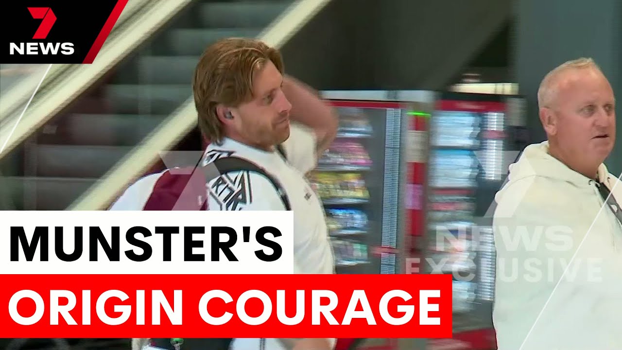 Cameron Munster joins Maroons teammates in Sydney | 7NEWS