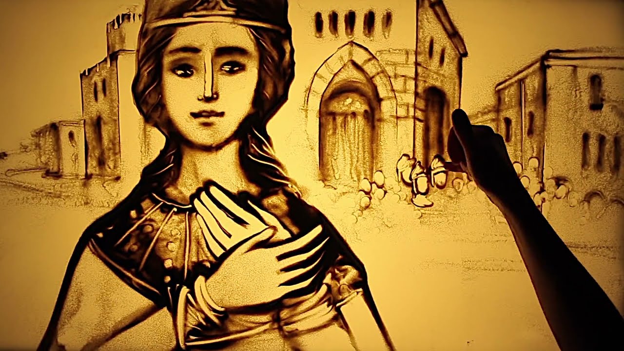About Saint Barbara Sand animation by Kseniya Simonova ! Песочная анимация 