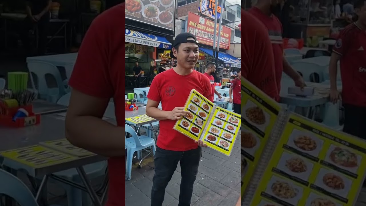 Jalan Alor Food Street Kuala lumpur Malaysia Daytime Walking Tour