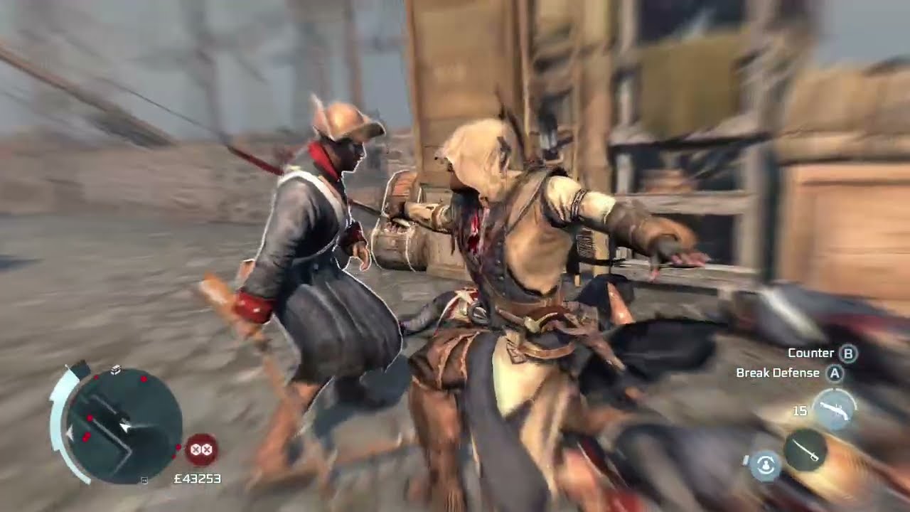 Assassin's Creed III Hanger Sword Combat 