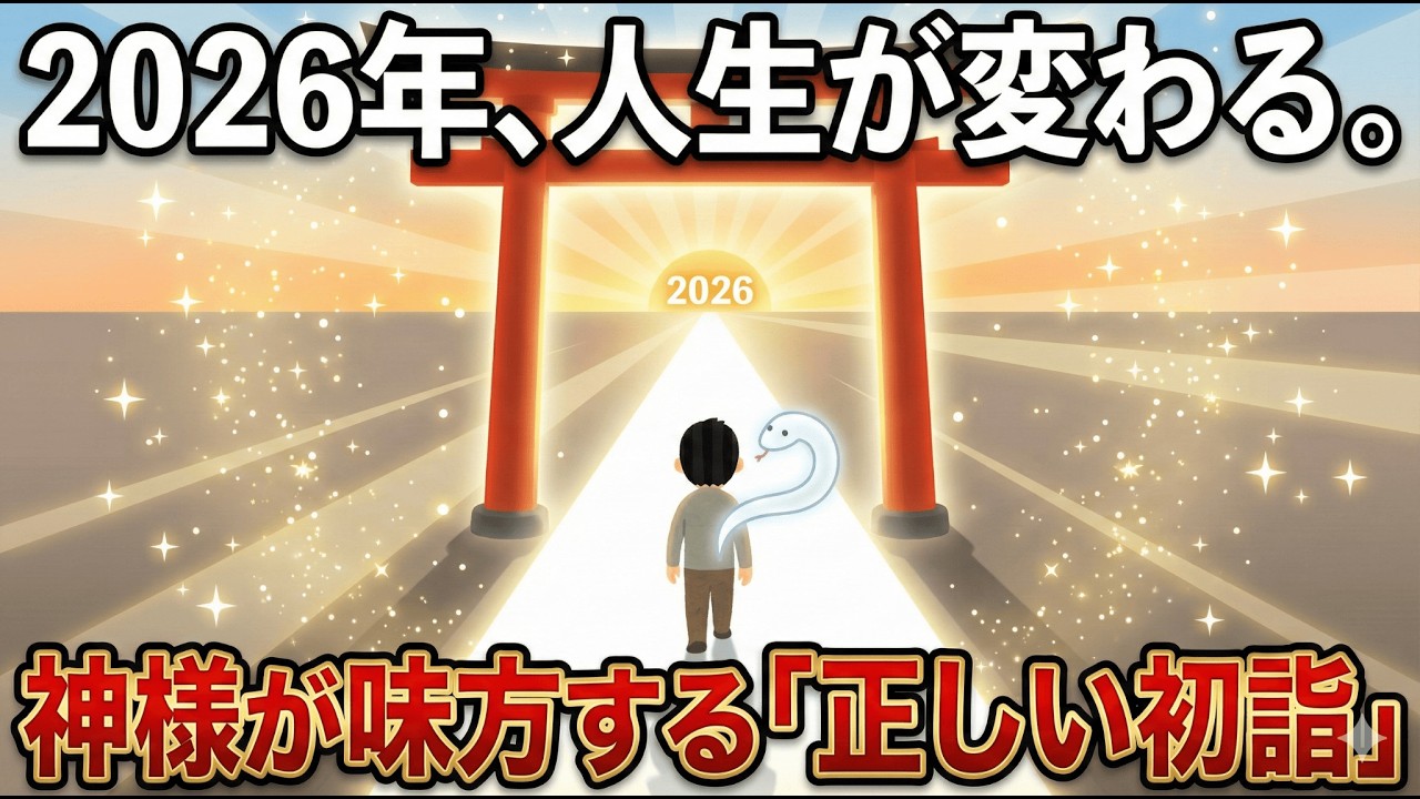 【2026年】これを知らないと一生の損。神様に選ばれる人が初詣で「絶対にやらないこと」TOP5