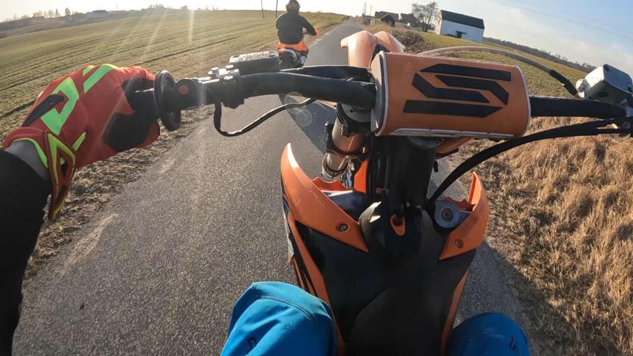 Wyjazd na 2 ktm'y😱sxf 250 2011--excf250 2017🧡ogień🔥🔥