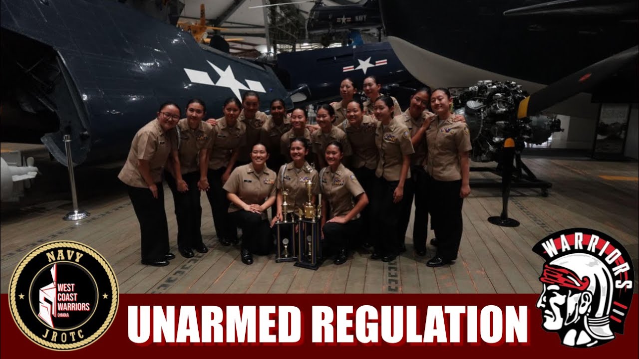 Troy Black Unarmed Regulation NJROTC Navy Nationals 2024