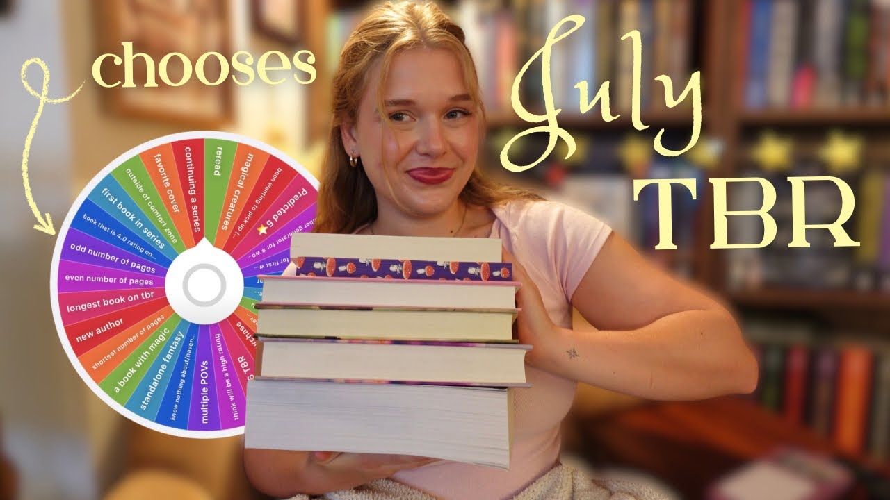Колесо фортуны выбирает мои книги на июль (одна из лучших подборок!!) ☀️📚