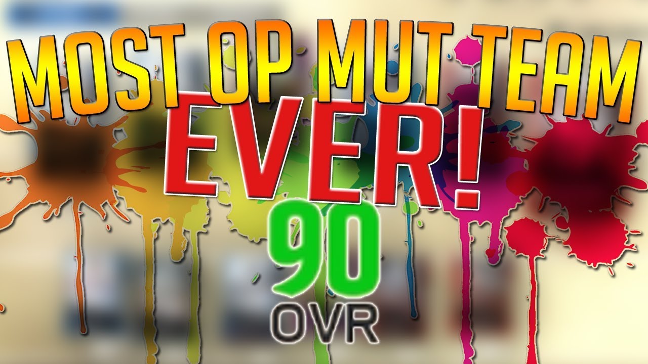 Madden 18 Ultimate Team :: Most OP Mut Team Ever! 90 Overall! :: Madden 18 Ultimate Team