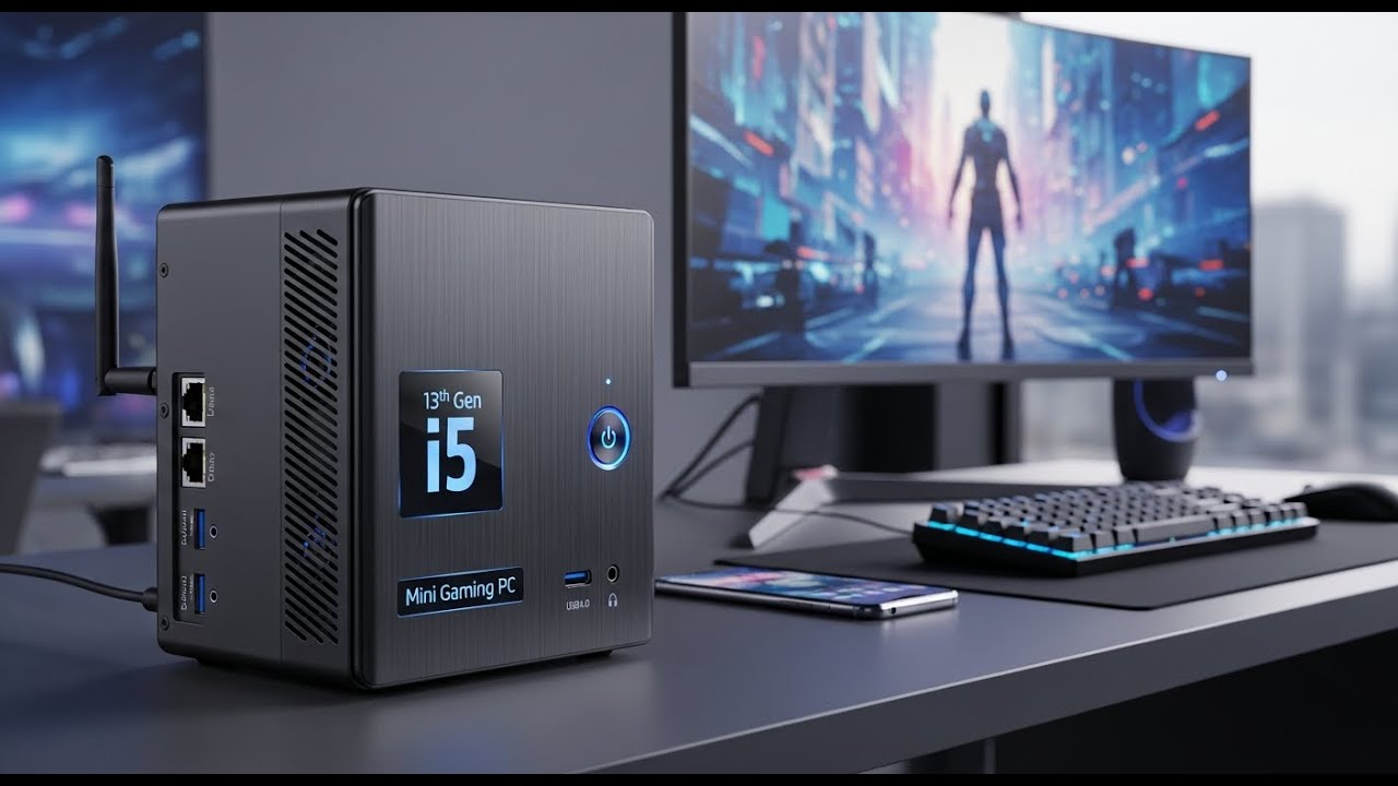 Mini PC i5-13600H Review 🚀 | 13th Gen Power in a Mini Gaming & Office PC