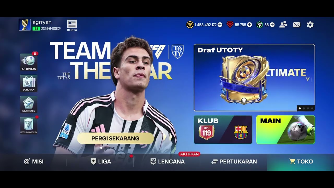 AKU GACHA EVENT TOTY YANG DIKELUARKAN LAGI SAMA EA ADA DEMBELE OVR 117 GES