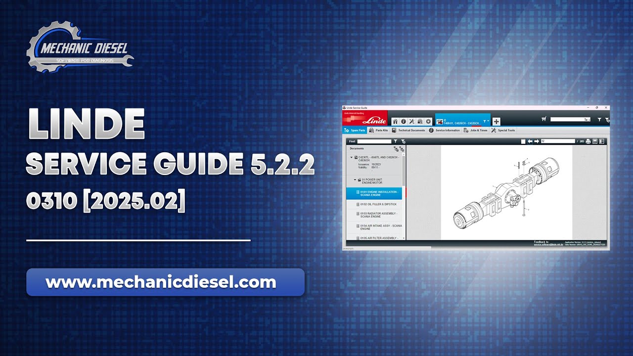 Exploration of LINDE SERVICE GUIDE 5.2.2 0310 [2025.02] Software Features