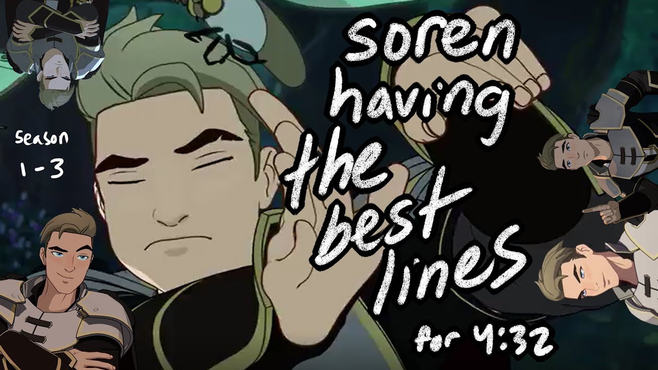 Soren having the best lines in The Dragon Prince for 4:32