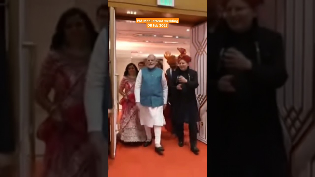 PM Modi present and blessed, Akshayta  daughter of Dr. Arvind Sharma, Rishi son of Brigadier Ranbir