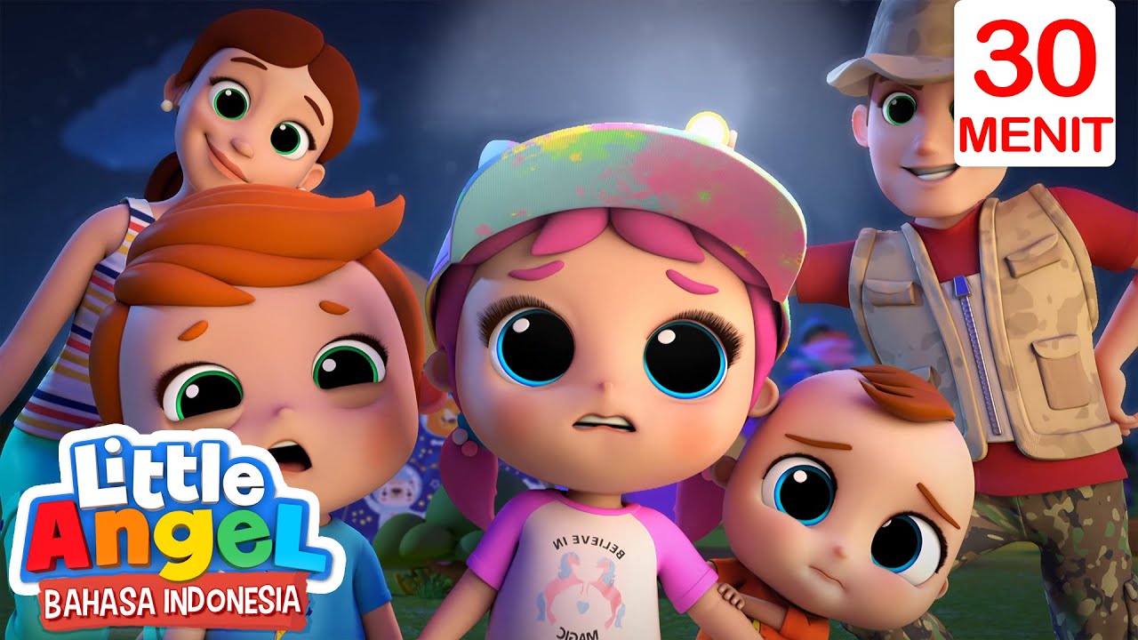 Yuk Berkemah Dengan Bayi John⛺ | Little Angel Indonesia | Kartun dan Lagu Anak Favorit