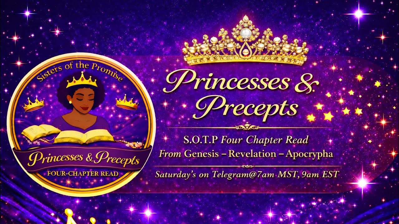 Princesses & Precepts 📖✨Today we continue our chapter read in Genesis 6–9.