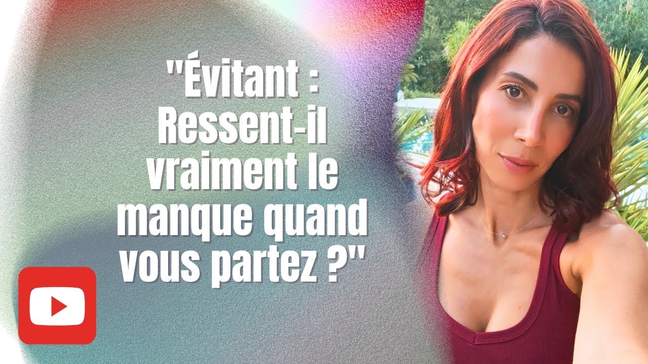 Évitant : Ressent-il vraiment le manque quand vous partez ?🤔💔#amour #attachementevitant #couple 