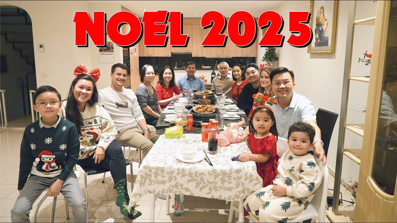 Gia đình xum họp đêm Noel 2025
