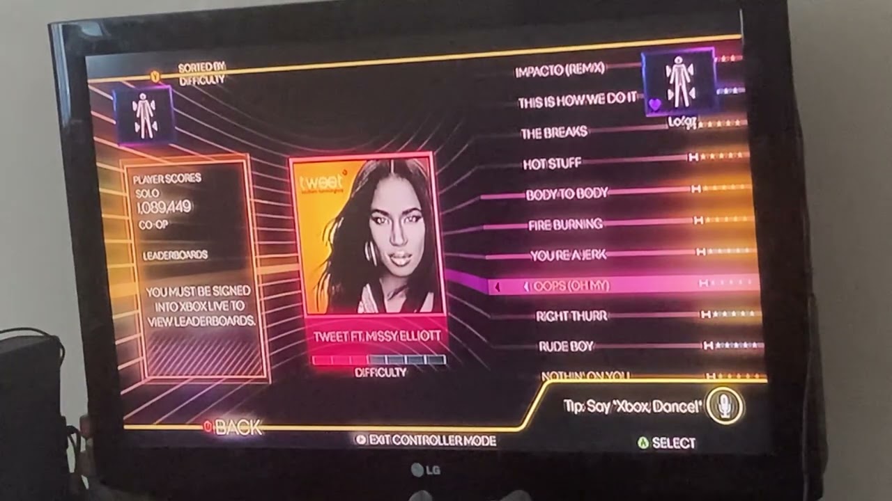 Dance Central 2 - Song list