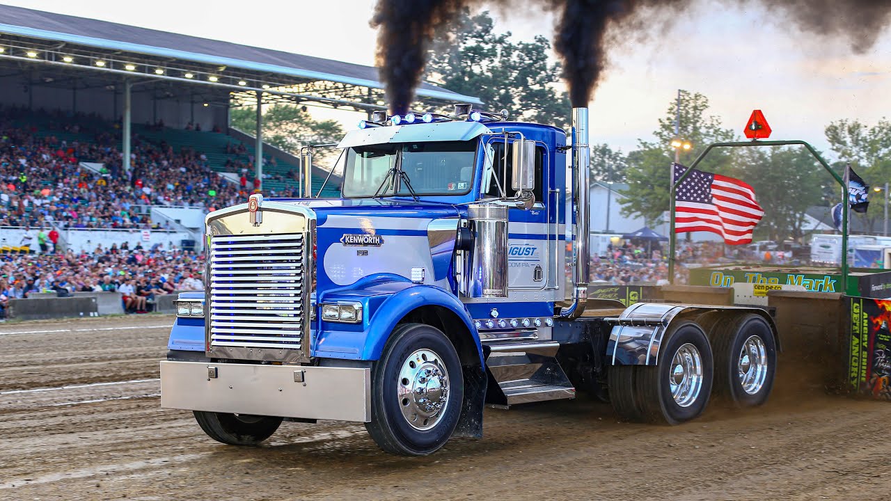 Big Rigs at Canfield OH Sept 2 2023 With Sled Ride On