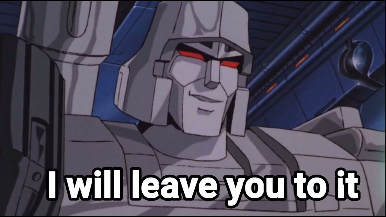 Shockwave gets temporary command (Transformers Shit post)