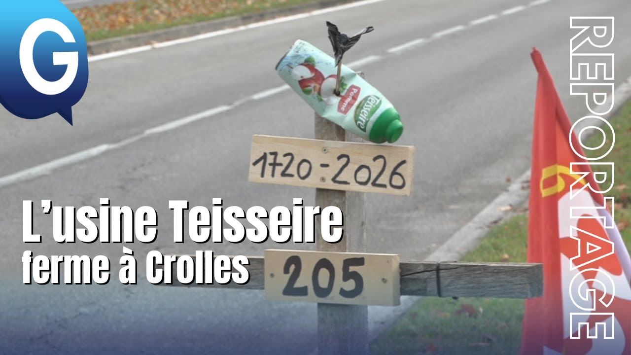 Reportage - 205 postes supprim&eacute;s &agrave; l'usine Teisseire de Crolles
