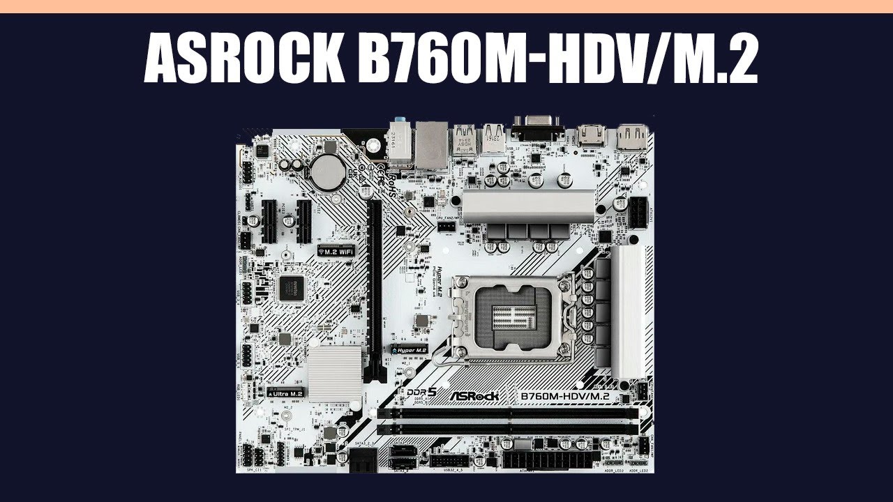 Материнская плата ASRock B760M-HDV M.2
