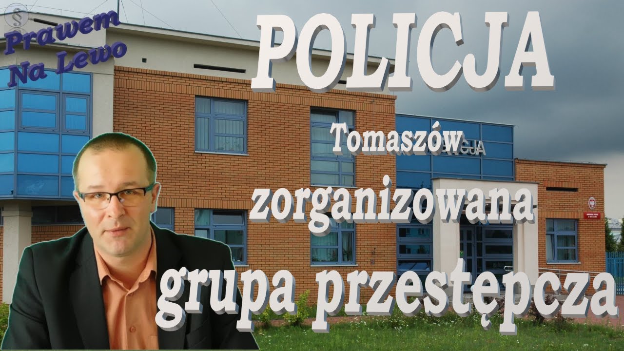Zorganizowana grupa przestępcza w Tomaszowskiej policji.