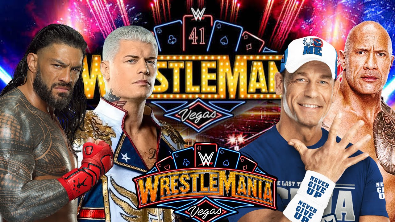 What if ?1 Night WrestleMania 41 Tag Team Match Roman,Cody vs John ,Rock Full Match prediction 2k24