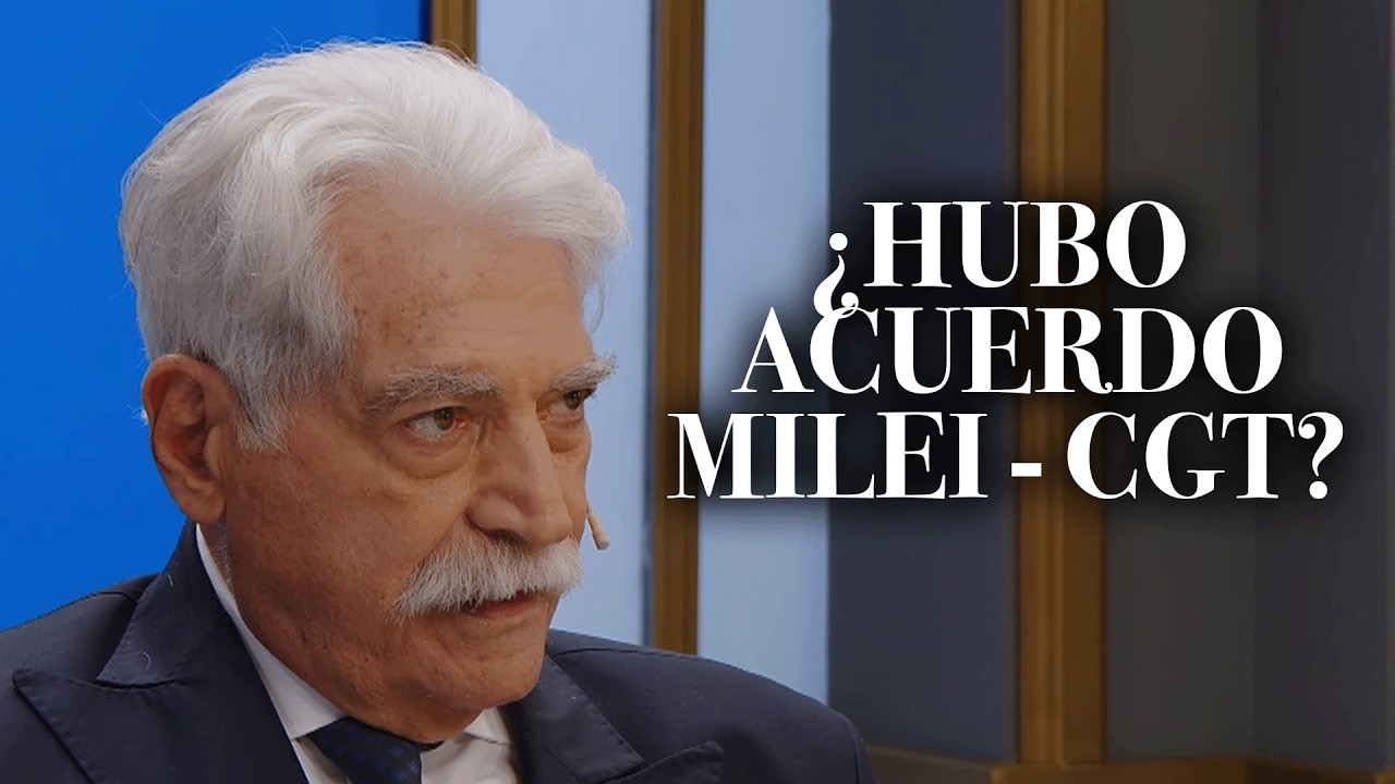 ¡Bomba! Jorge Asís denunció que existe un acuerdo entre Javier Milei y la CGT