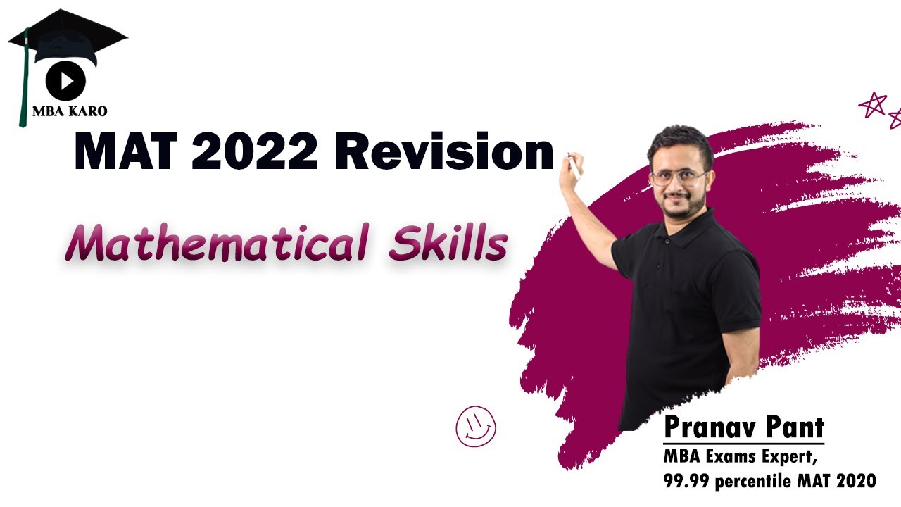 MAT 2022 Revision - Mathematical Skills | Tricks and Tips to Solve Fast | MBA Karo