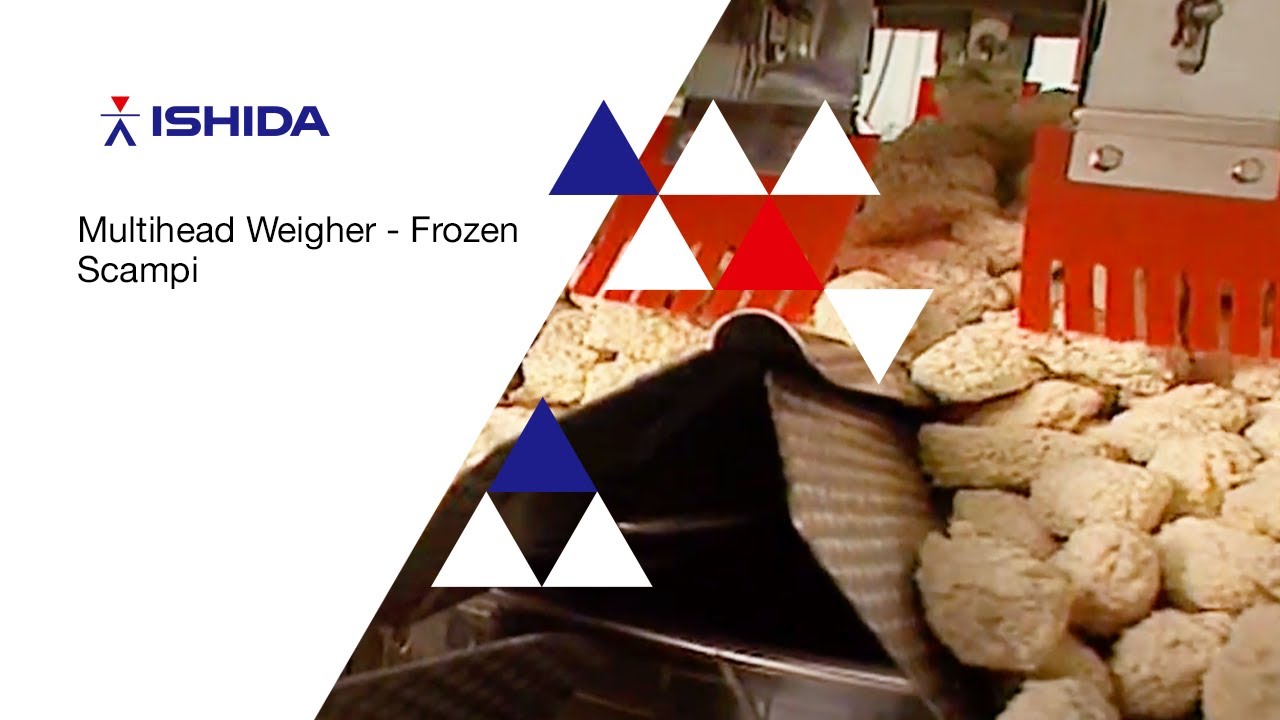Ishida Multihead Weigher: Application: Frozen Scampi