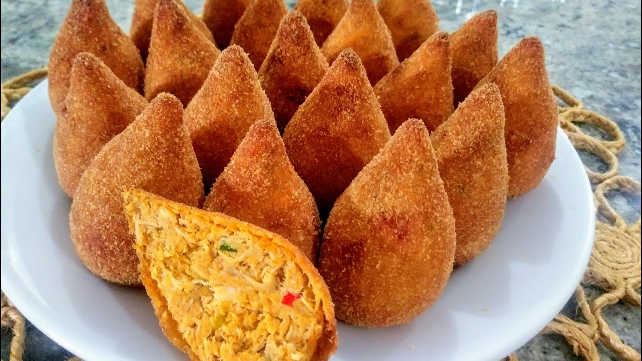 COXINHA SEM MASSA-PURO RECHEIO E SUPER CROCANTE