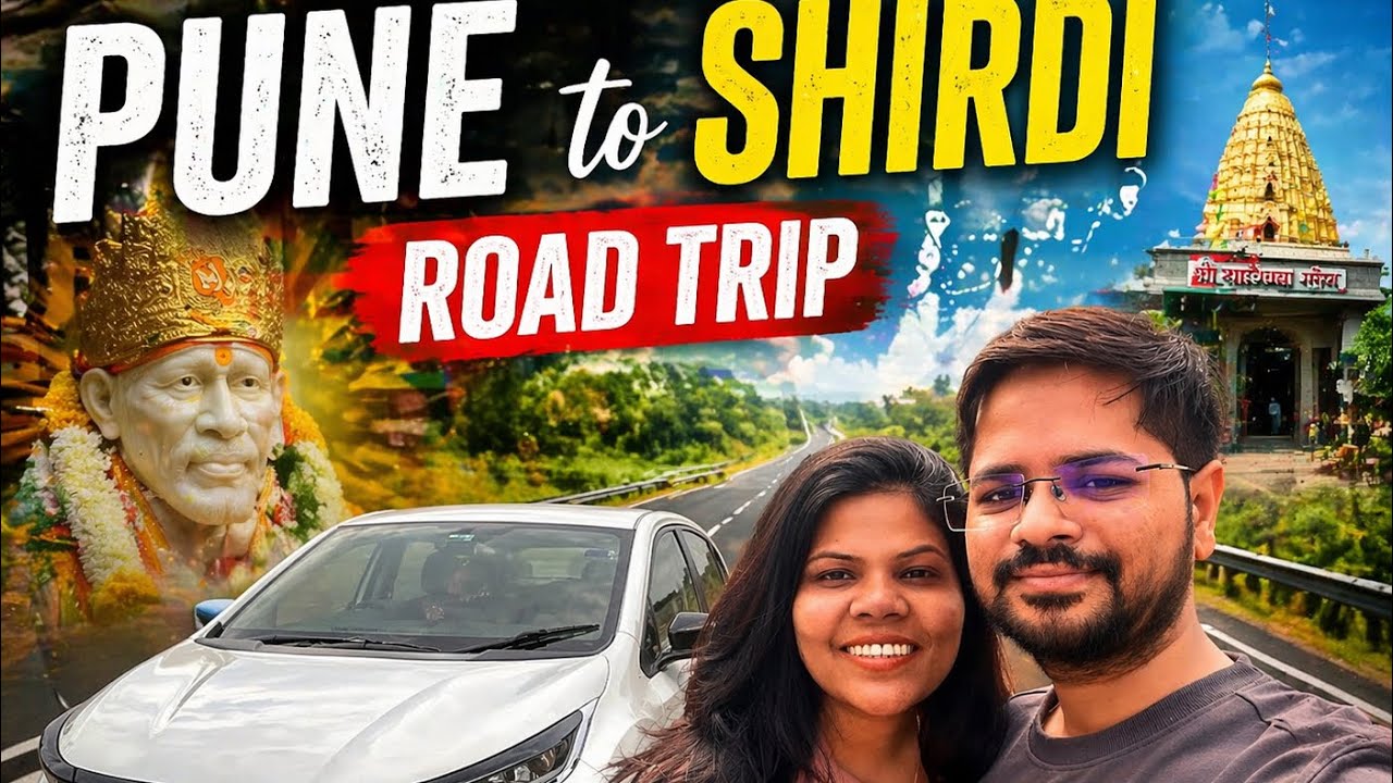Pune to Shirdi Road Trip | Pune to Shirdi in 5 Hours | Food Stops + Hotel Review | Scenic Drive 🛣️🙏