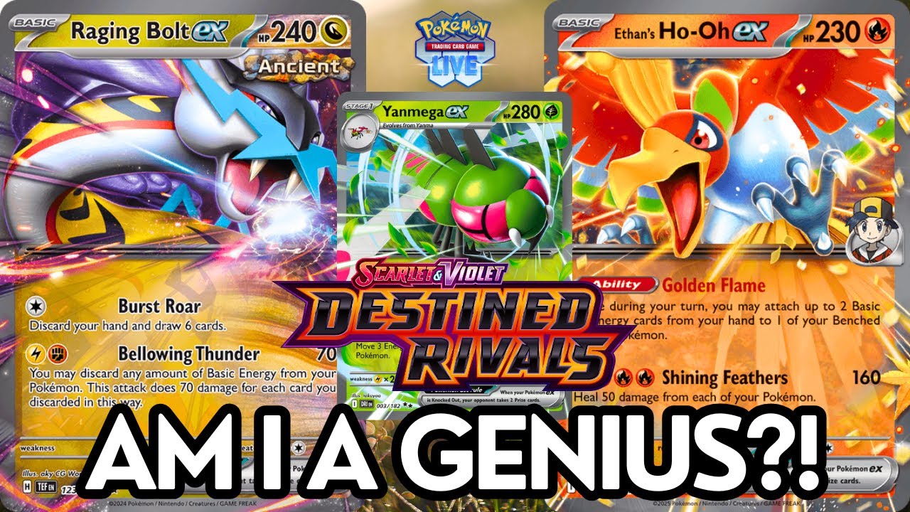 Is Raging Bolt better with Ho-Oh ex and Yanmega ex?