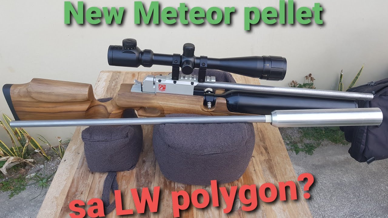 New Meteor pellets on a GCMAG with Lothar Walther polygon airgun barrel