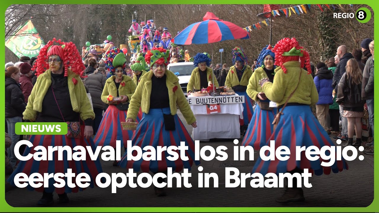 Carnaval barst los in de Achterhoek: eerste optocht traditioneel door Braamt