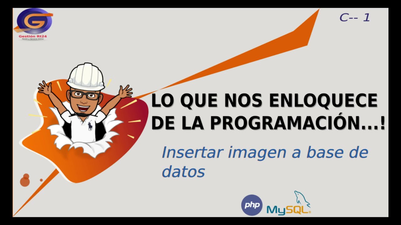 Insertar imagen con php y mysql