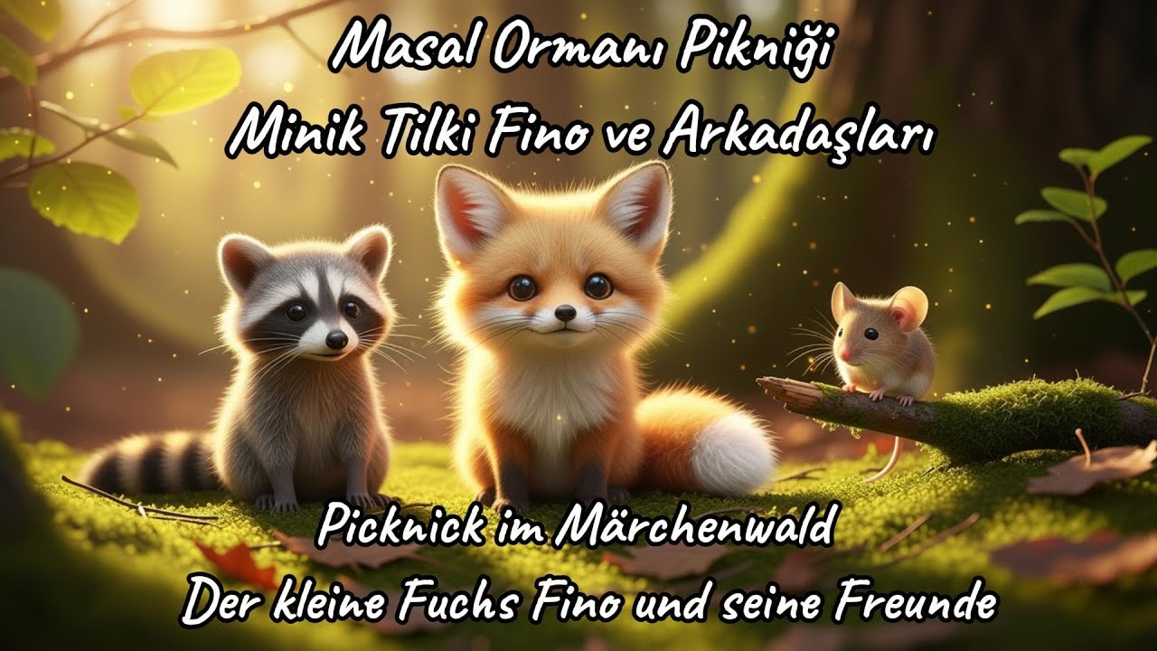 Masal Ormanı Pikniği – Minik Tilki Fino ve Arkadaşları | Çocuklar İçin Uyku Hikayesi