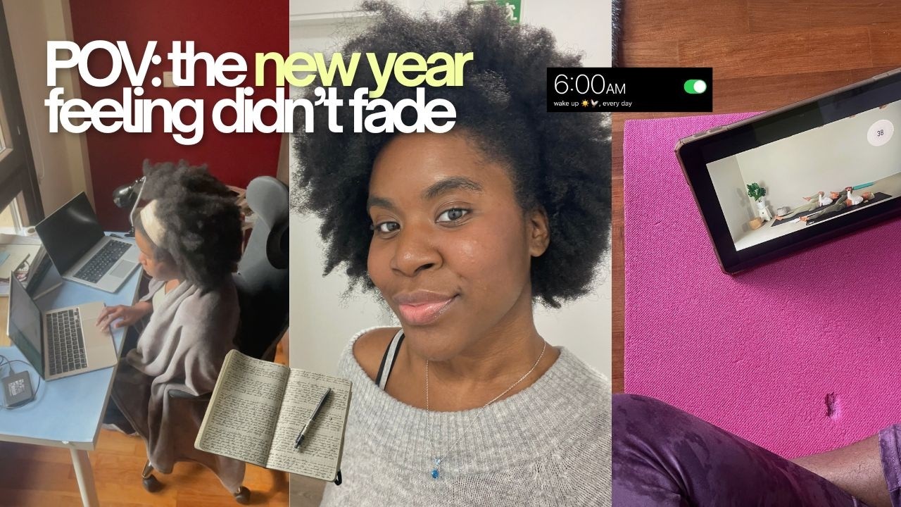 days in my life | soft routines, trying new makeup, reflections & keeping you company 💭📝💆🏾‍♀️