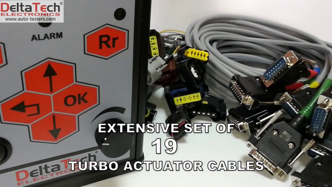 TESTER & PROGRAMMER of TURBOCHARGER ACTUATORS TP-TACT