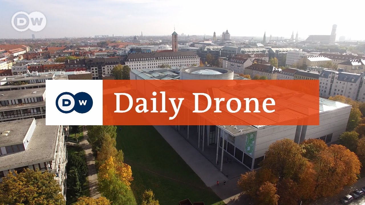 #DailyDrone: Pinakothek der Moderne, Munich | Daily Drone